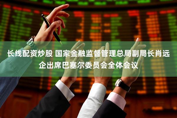 长线配资炒股 国家金融监督管理总局副局长肖远企出席巴塞尔委员会全体会议