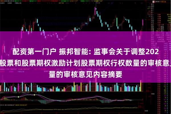 配资第一门户 振邦智能: 监事会关于调整2021年限制性股票和股票期权激励计划股票期权行权数量的审核意见内容摘要