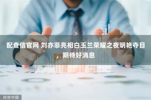 配查信官网 刘亦菲亮相白玉兰荣耀之夜明艳夺目，期待好消息
